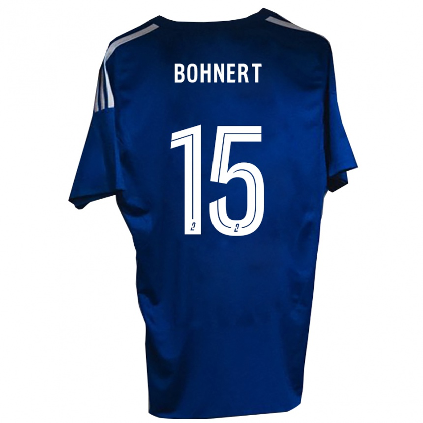 נשים כדורגל פלוריאן בונרט #15 כחול לבן ג'רזי ביתית 2025/26