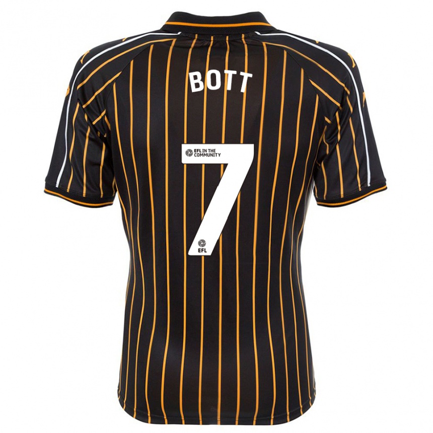 נשים כדורגל Liberty Bott #7 לבן שחור הרחק ג'רזי 2025/26