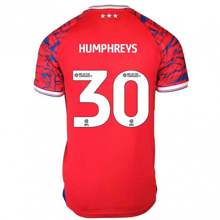 נשים כדורגל קמרון האמפריז #30 אדום כחול הרחק ג'רזי 2025/26