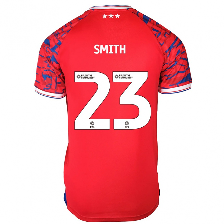 נשים כדורגל Abbi Smith #23 אדום כחול הרחק ג'רזי 2025/26