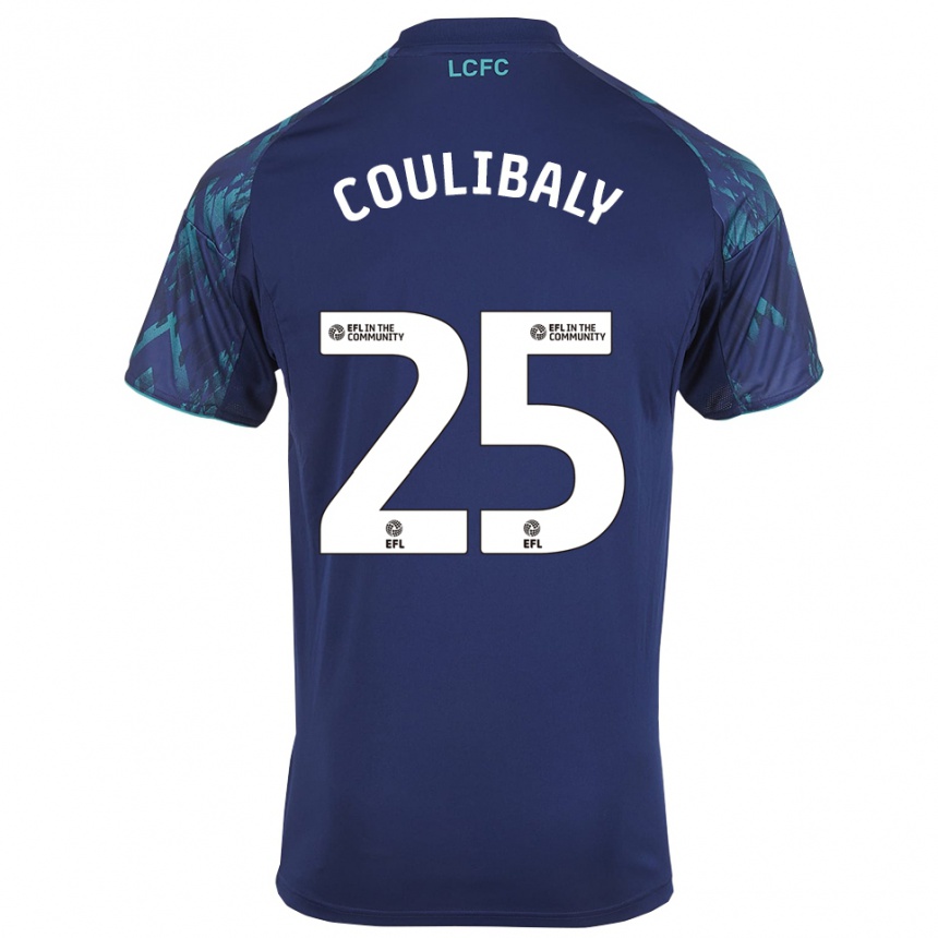 נשים כדורגל Woyo Coulibaly #25 כחול נייבי ירוק לבן הרחק ג'רזי 2025/26