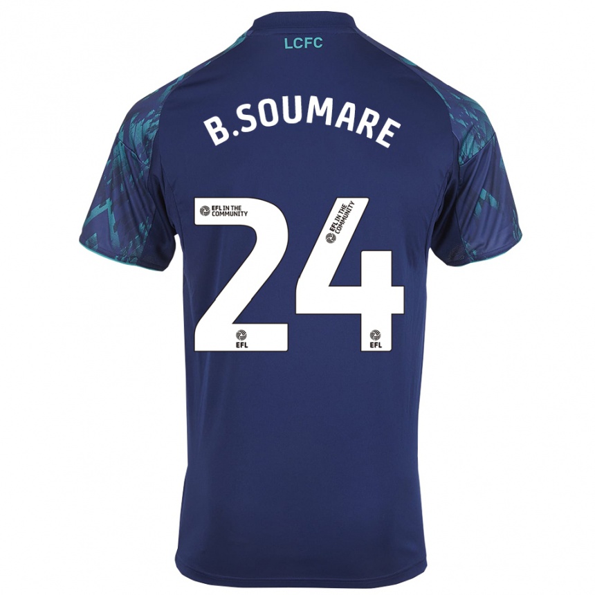 נשים כדורגל בובקארי סומארה #24 כחול נייבי ירוק לבן הרחק ג'רזי 2025/26