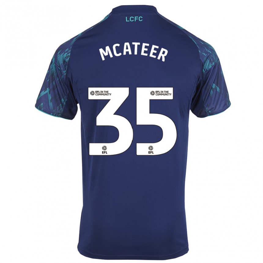 נשים כדורגל קייסי מק'אטר #35 כחול נייבי ירוק לבן הרחק ג'רזי 2025/26