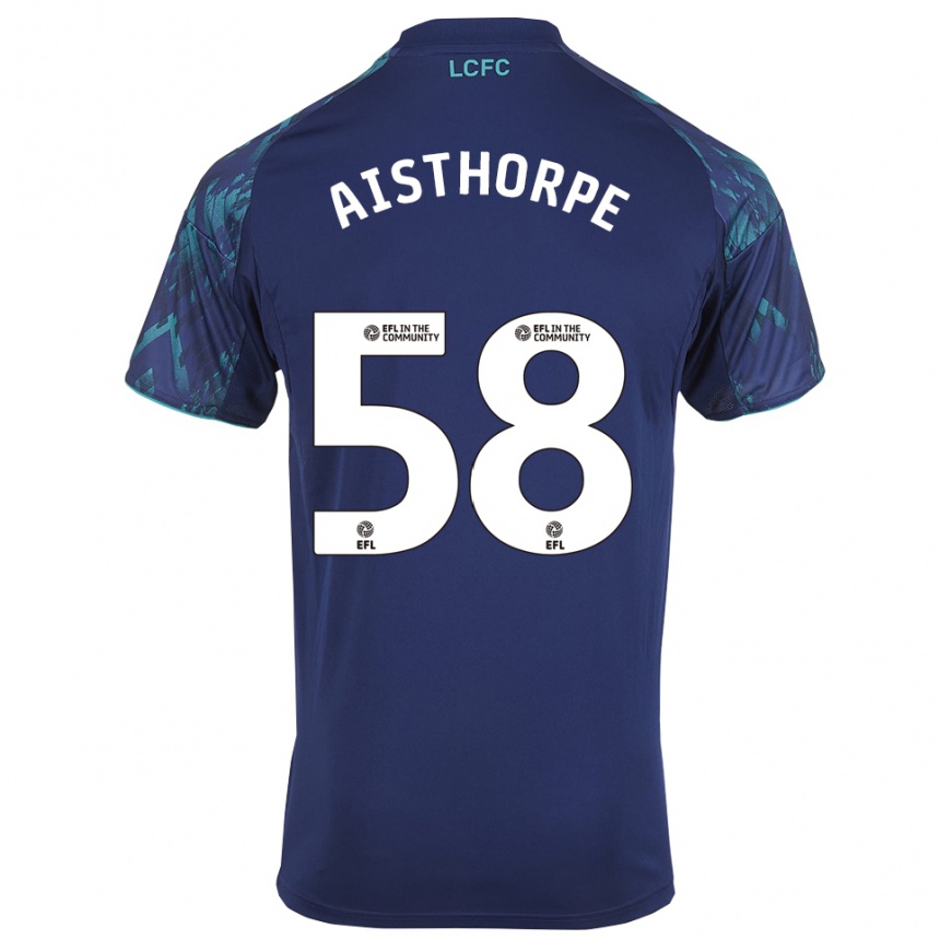 נשים כדורגל ביילי אייסטורפ #58 כחול נייבי ירוק לבן הרחק ג'רזי 2025/26