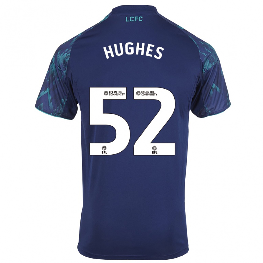 נשים כדורגל יסטין טומוס יוז #52 כחול נייבי ירוק לבן הרחק ג'רזי 2025/26