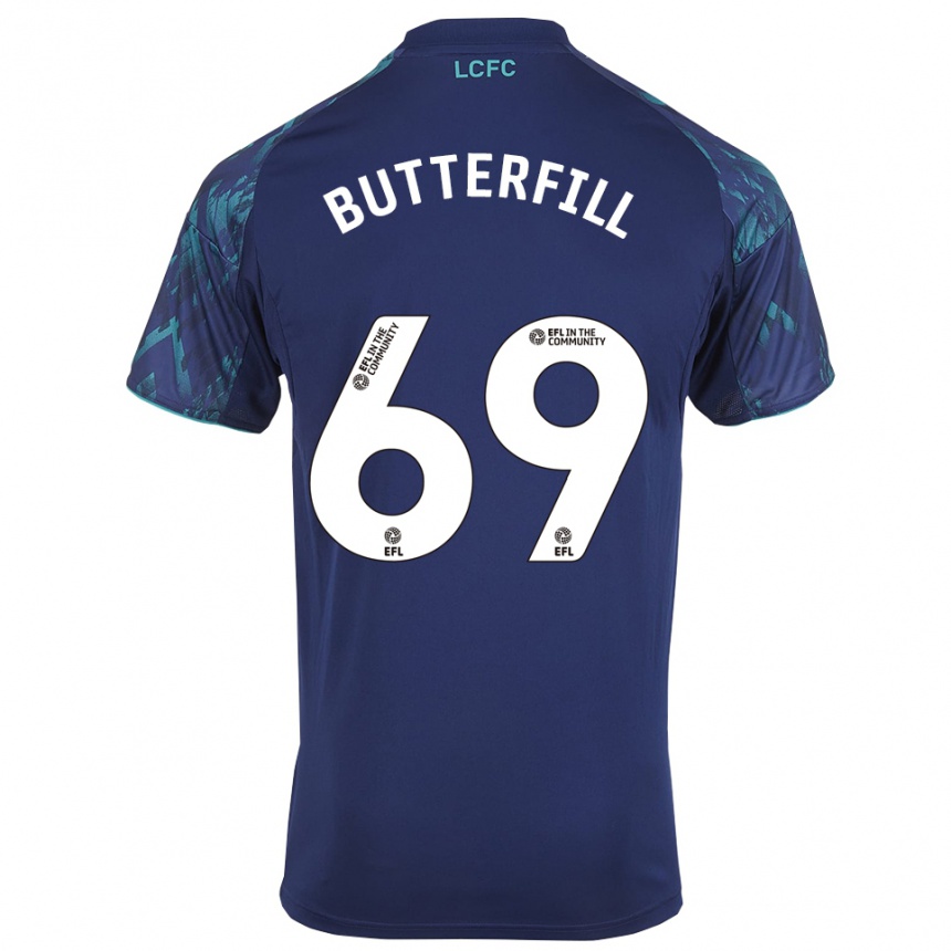 נשים כדורגל ג׳ק בטרפיל #69 כחול נייבי ירוק לבן הרחק ג'רזי 2025/26