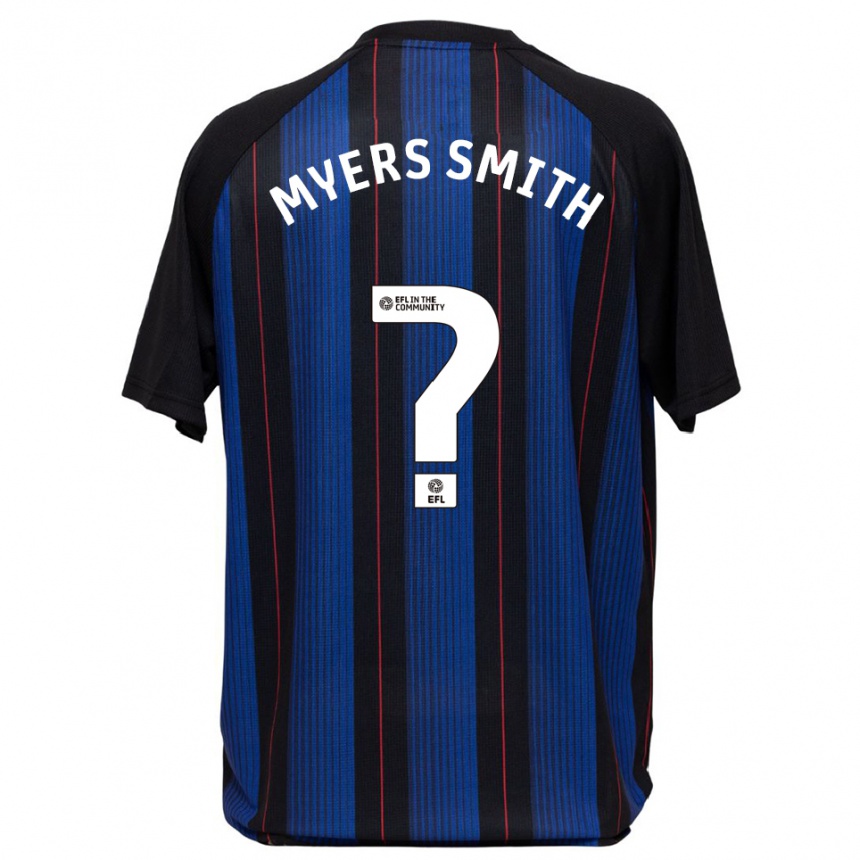 נשים כדורגל אלפי מאיירס-סמית׳ #0 כחול שחור הרחק ג'רזי 2025/26