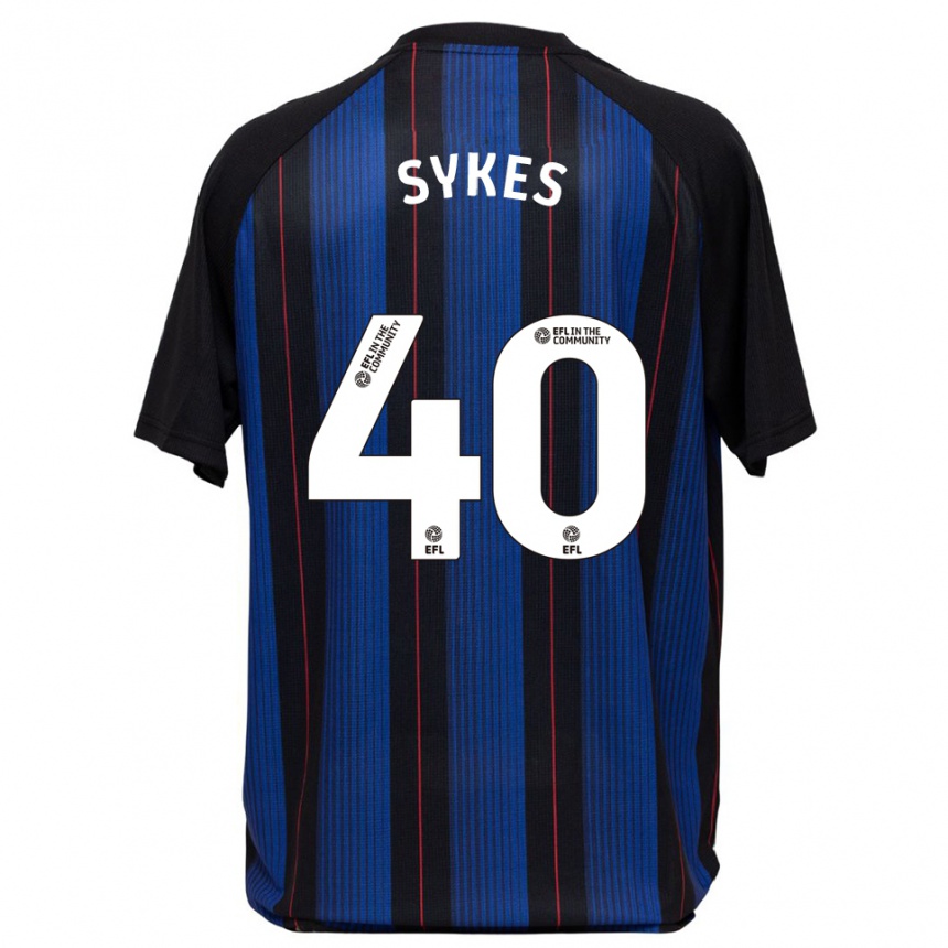 נשים כדורגל קיין סייקס #40 כחול שחור הרחק ג'רזי 2025/26