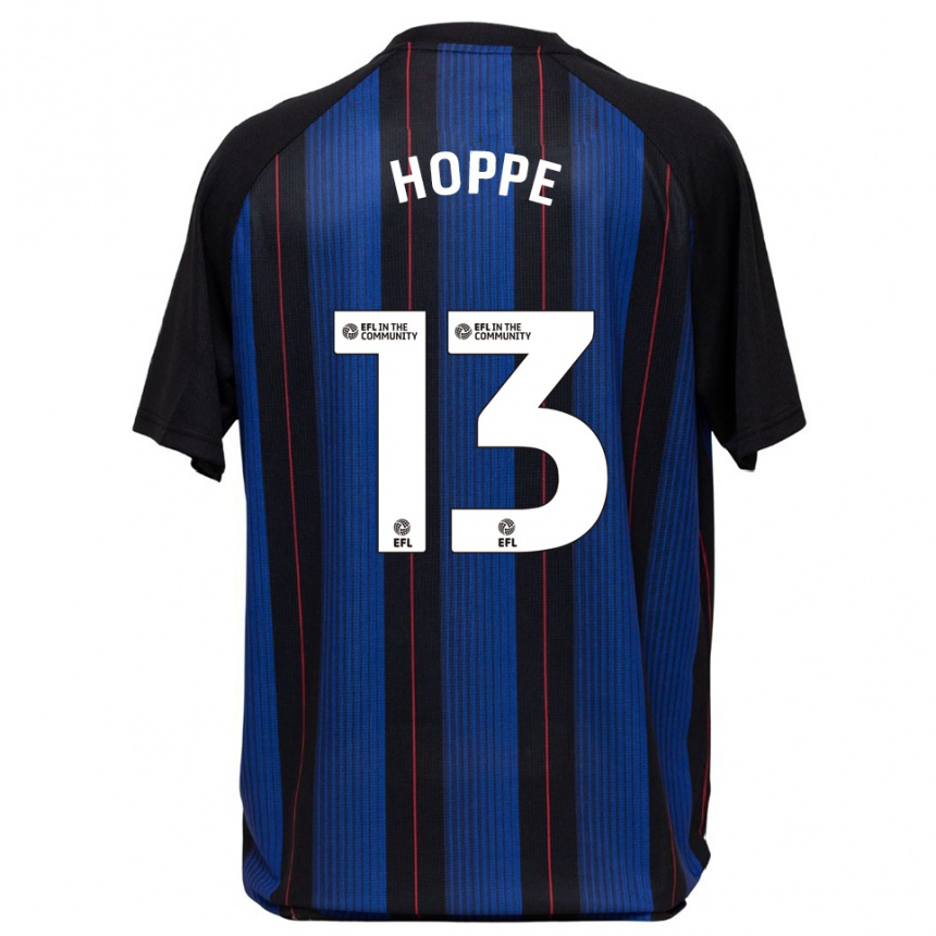 נשים כדורגל מת'יו הופה #13 כחול שחור הרחק ג'רזי 2025/26