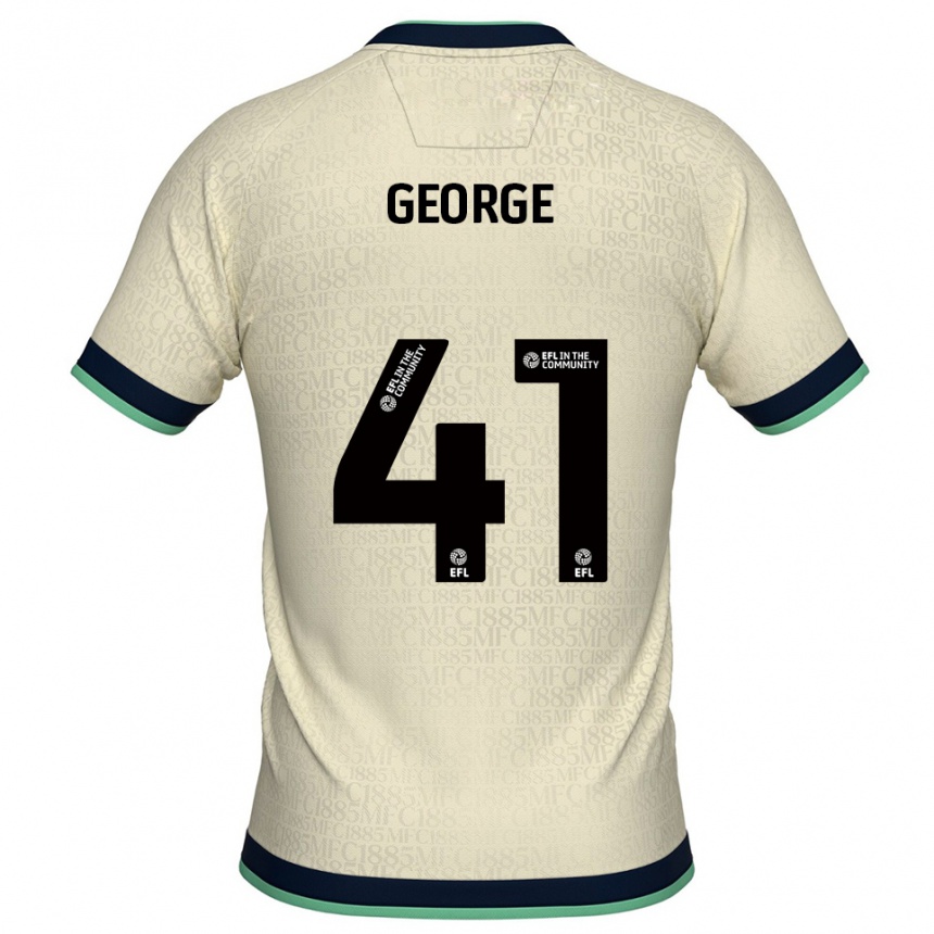 נשים כדורגל ג'ורג' אוואנס #41 שמפניה כחול נייבי הרחק ג'רזי 2025/26