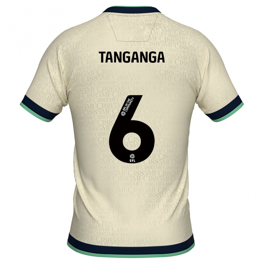 נשים כדורגל ג’פט טנגאנגה #6 שמפניה כחול נייבי הרחק ג'רזי 2025/26
