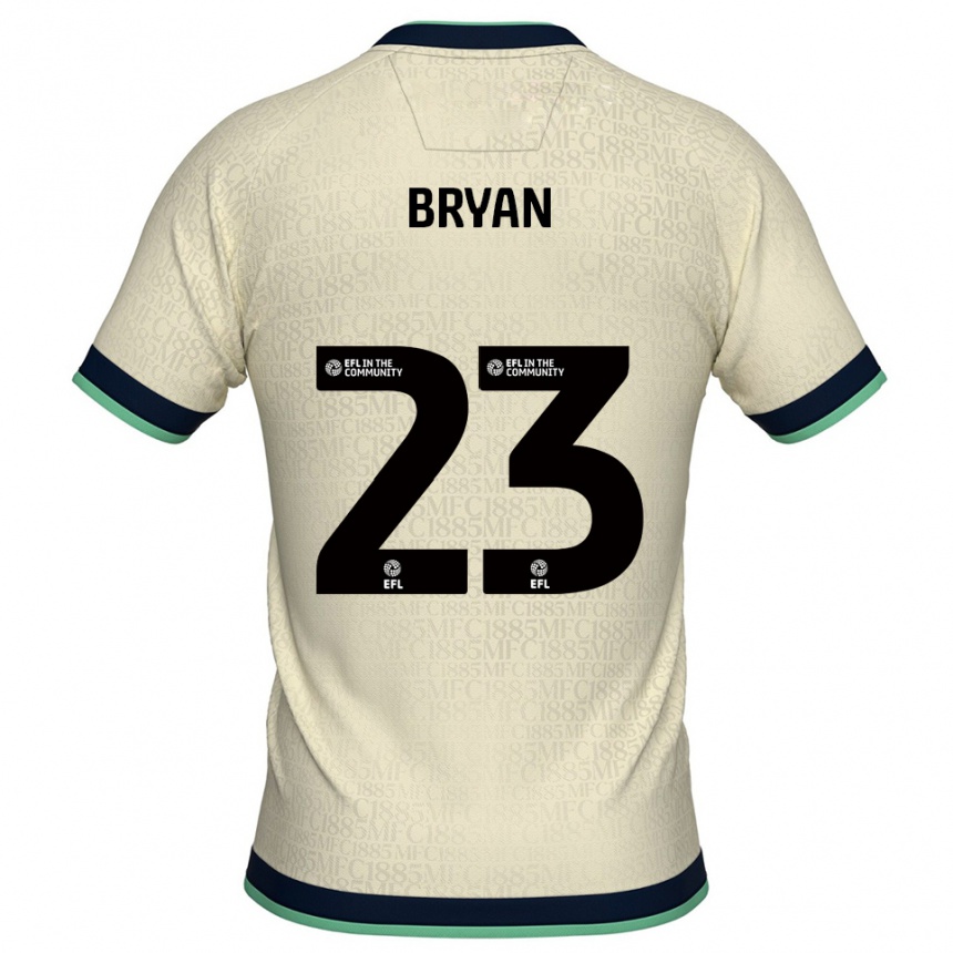 נשים כדורגל ג'ו בריאן #23 שמפניה כחול נייבי הרחק ג'רזי 2025/26