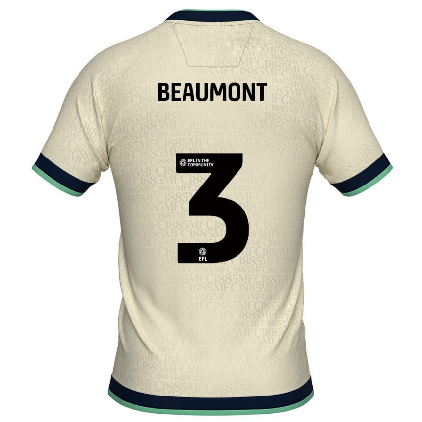 נשים כדורגל George Beaumont #3 שמפניה כחול נייבי הרחק ג'רזי 2025/26 נשים כדורגל George Beaumont #3 שמפניה כחול נייבי הרחק ג'רזי 2025/26