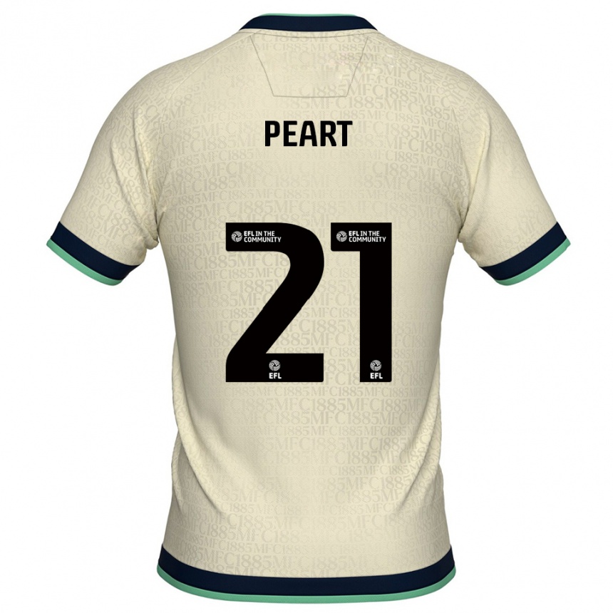 נשים כדורגל Kalani Peart #21 שמפניה כחול נייבי הרחק ג'רזי 2025/26