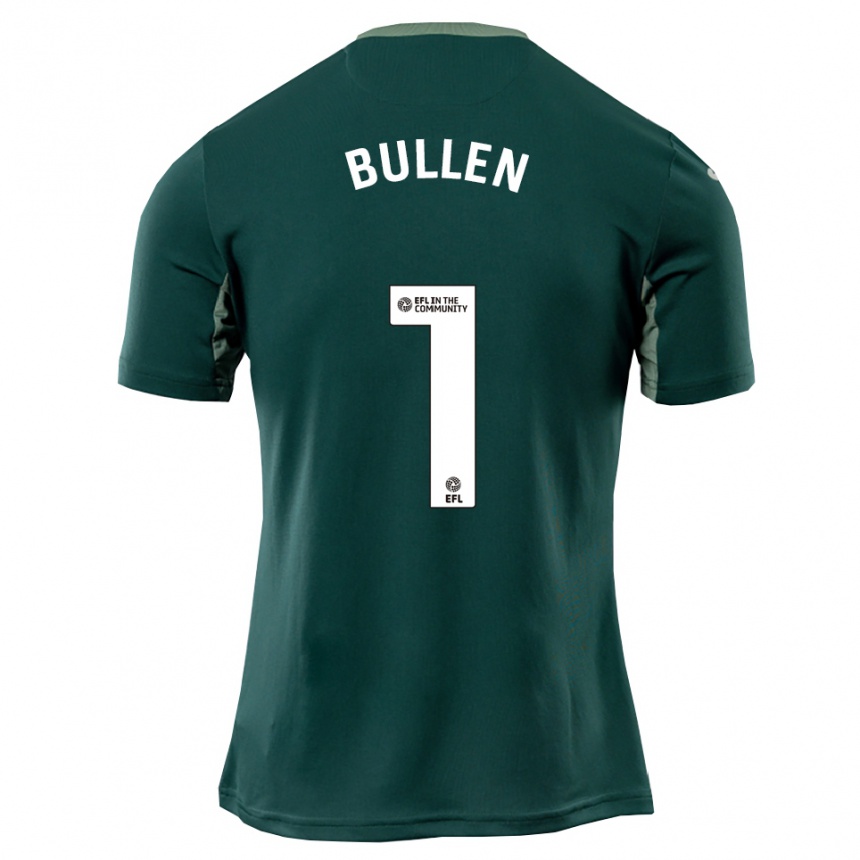 נשים כדורגל Henry Bullen #1 ירוק לבן סגול הרחק ג'רזי 2025/26