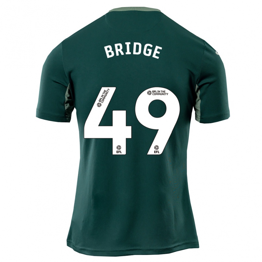 נשים כדורגל איידן ג׳יימס ברידג׳ #49 ירוק לבן סגול הרחק ג'רזי 2025/26