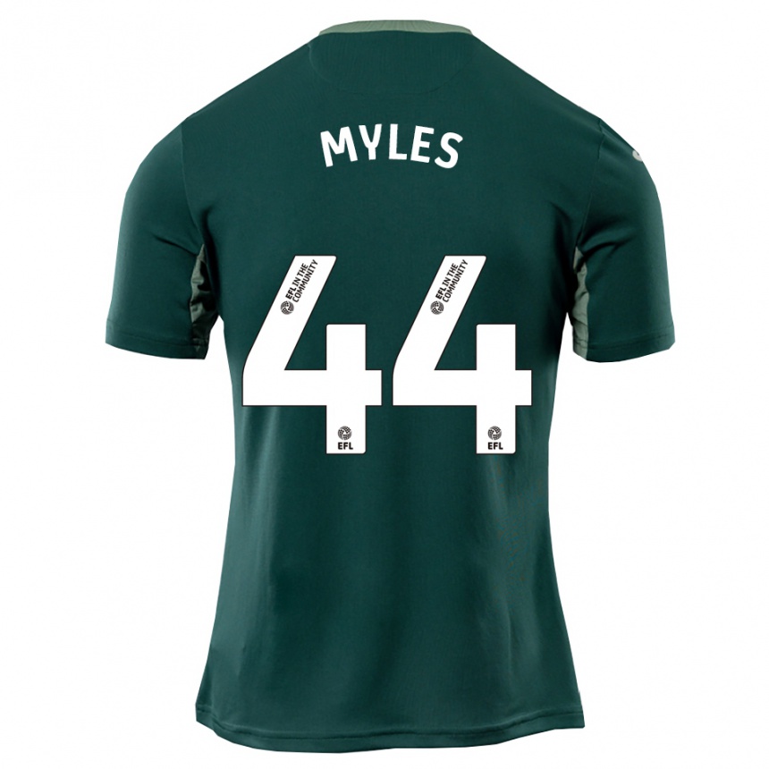 נשים כדורגל אליוט ג׳וש מיילס #44 ירוק לבן סגול הרחק ג'רזי 2025/26