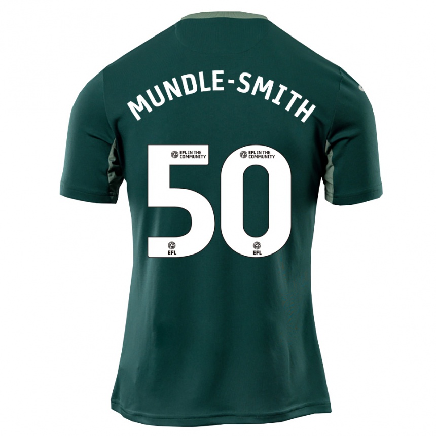 נשים כדורגל ארול מונדל-סמית׳ #50 ירוק לבן סגול הרחק ג'רזי 2025/26