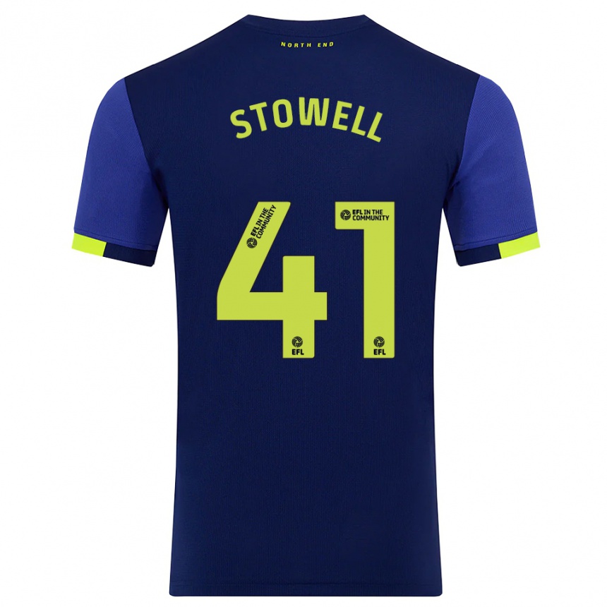 נשים כדורגל לי-באו סטוואל #41 כחול נייבי צהוב הרחק ג'רזי 2025/26