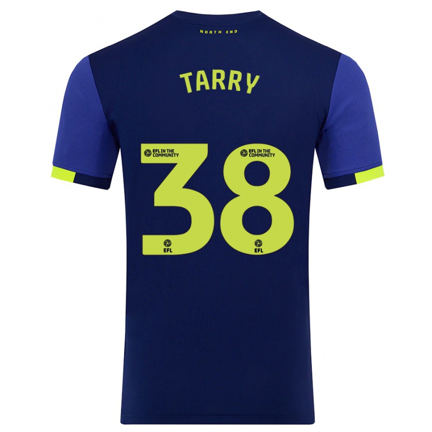 נשים כדורגל טרוי טארי #38 כחול נייבי צהוב הרחק ג'רזי 2025/26