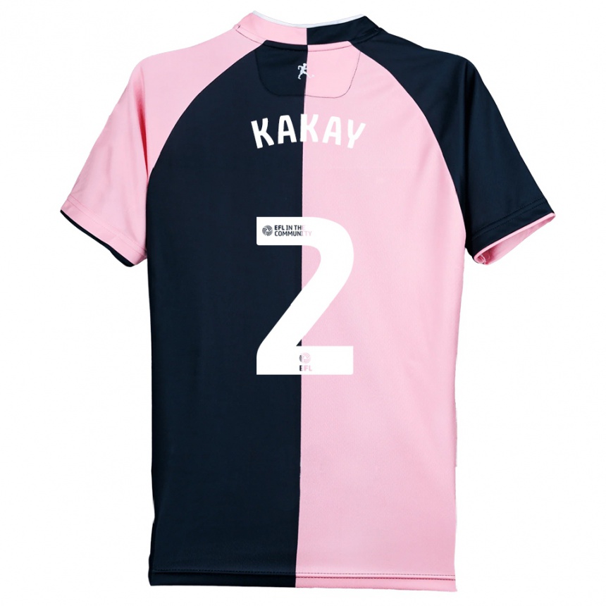 נשים כדורגל עוסמאן קקאי #2 ורוד שחור הרחק ג'רזי 2025/26