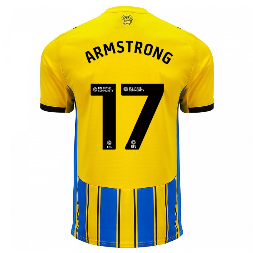 נשים כדורגל סטיוארט ארמסטרונג #17 כחול צהוב הרחק ג'רזי 2025/26