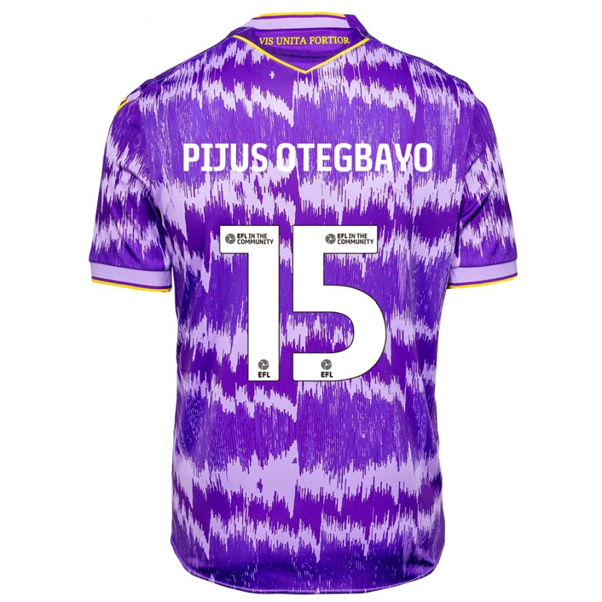 נשים כדורגל רפאל-פיוס אוטגבאיו #15 סגול צהוב הרחק ג'רזי 2025/26