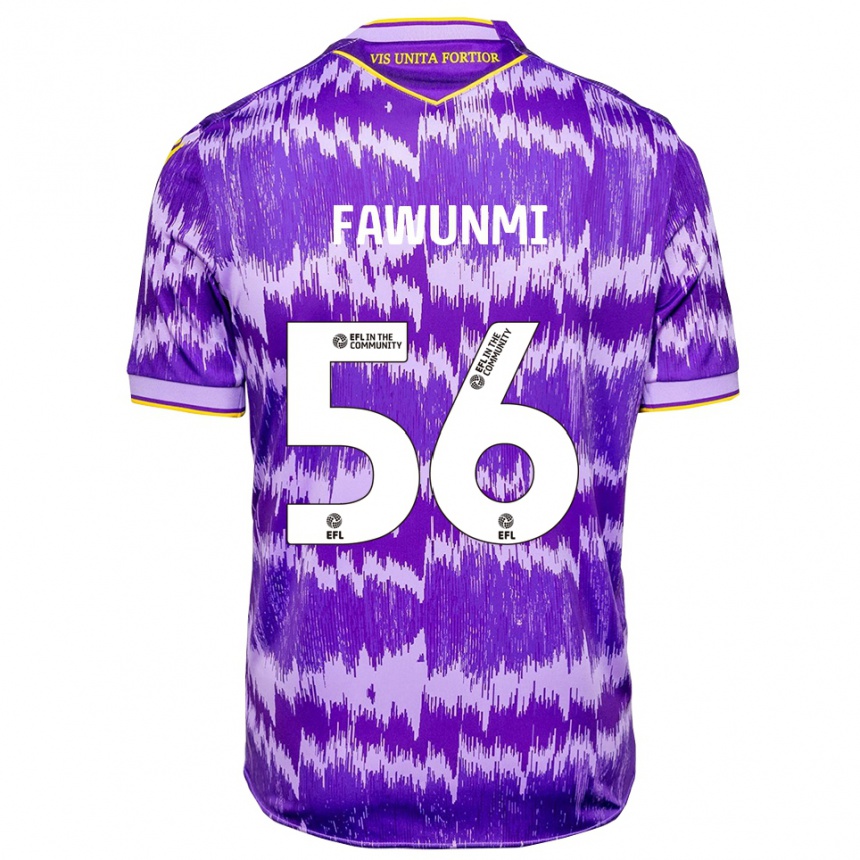 נשים כדורגל העדיפו את פאוונמי #56 סגול צהוב הרחק ג'רזי 2025/26