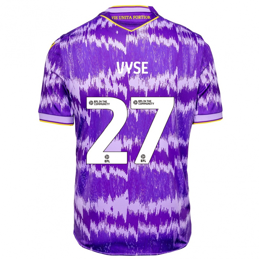 נשים כדורגל ריה וייז #27 סגול צהוב הרחק ג'רזי 2025/26