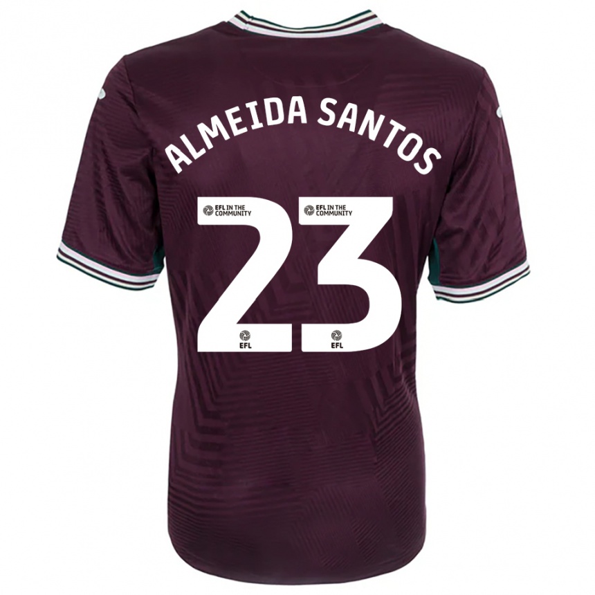 נשים כדורגל Ricardo Santos #23 חלודה אדום לבן הרחק ג'רזי 2025/26