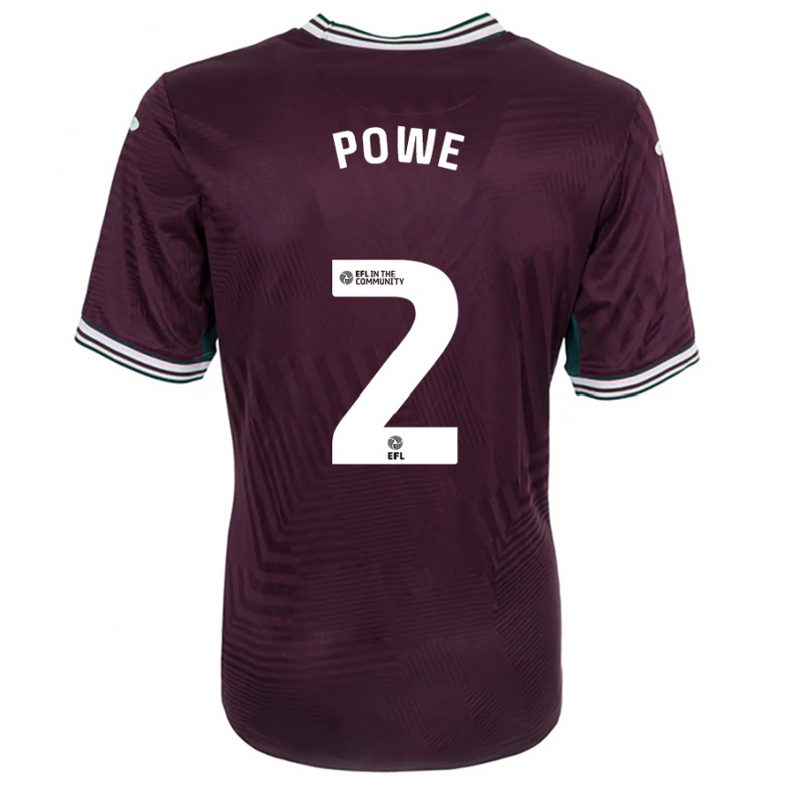 נשים כדורגל אלישיה פאו #2 חלודה אדום לבן הרחק ג'רזי 2025/26