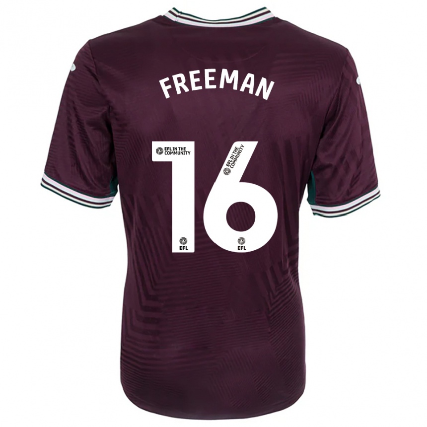 נשים כדורגל אמילי פרימן #16 חלודה אדום לבן הרחק ג'רזי 2025/26