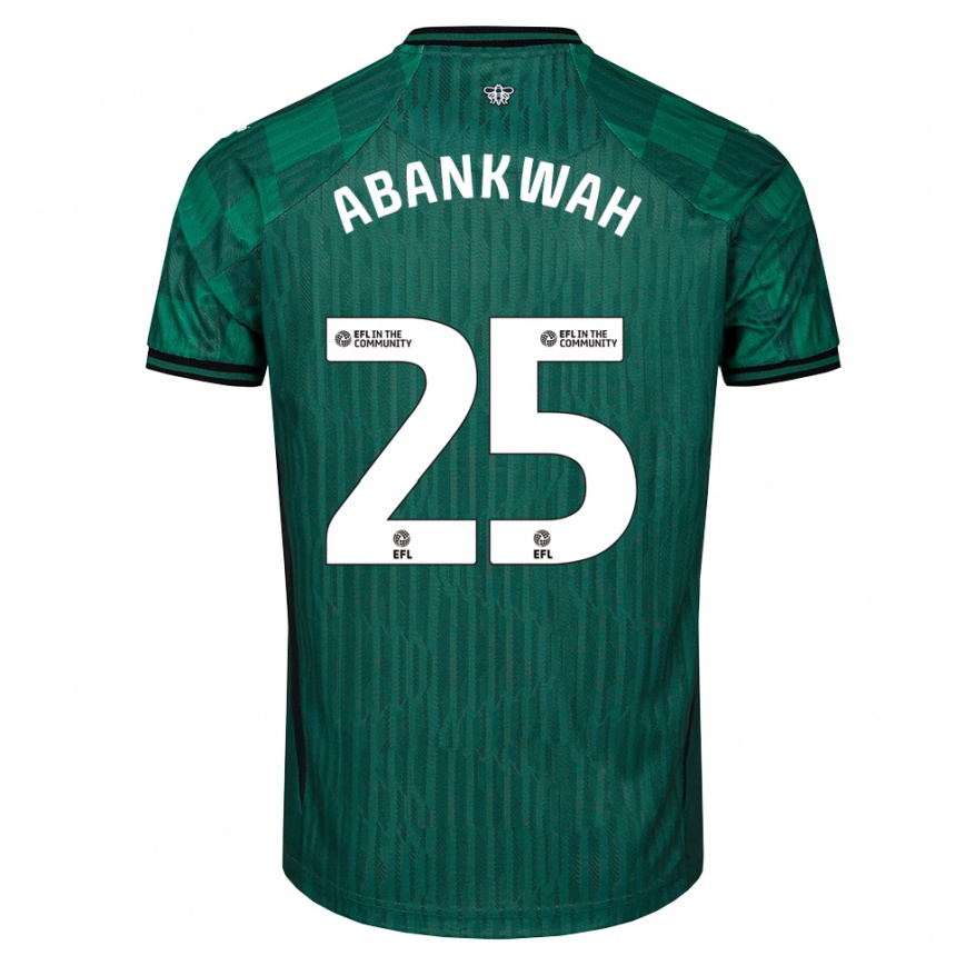 נשים כדורגל ג'יימס אבנקווה #25 ירוק שחור הרחק ג'רזי 2025/26
