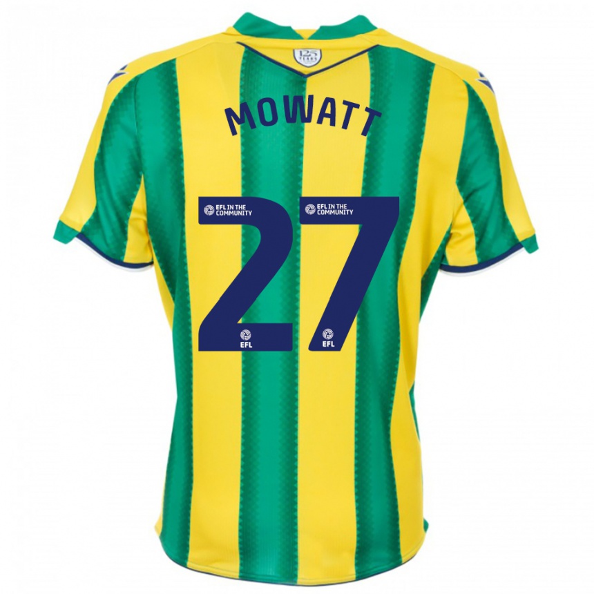 נשים כדורגל אלכס מוואט #27 צהוב ירוק הרחק ג'רזי 2025/26