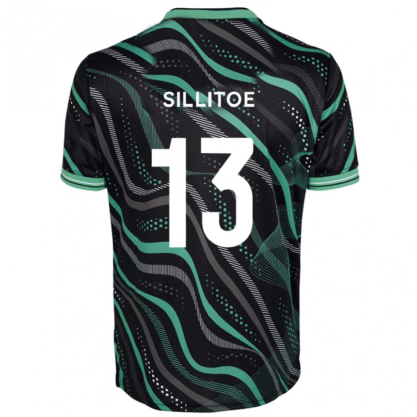 נשים כדורגל קייסי סיליטו #13 שחור ירוק הרחק ג'רזי 2025/26 נשים כדורגל קייסי סיליטו #13 שחור ירוק הרחק ג'רזי 2025/26