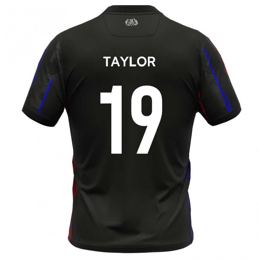 נשים כדורגל ארצ׳י דניס טיילור #19 שחור אדום הרחק ג'רזי 2025/26