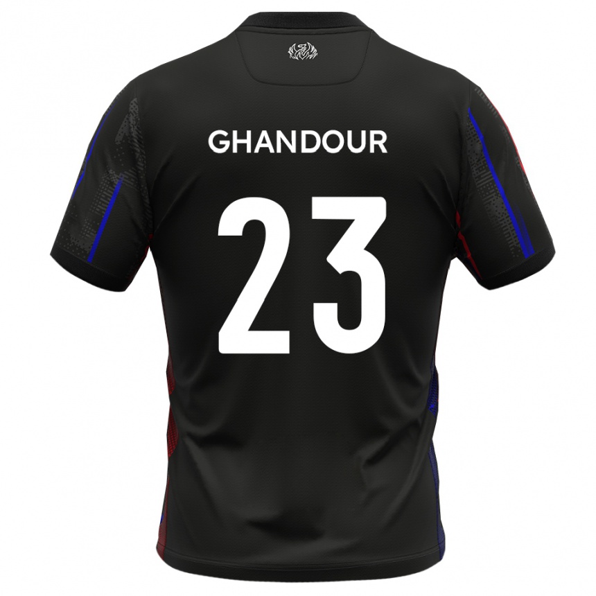 נשים כדורגל האדי גאנדור #23 שחור אדום הרחק ג'רזי 2025/26