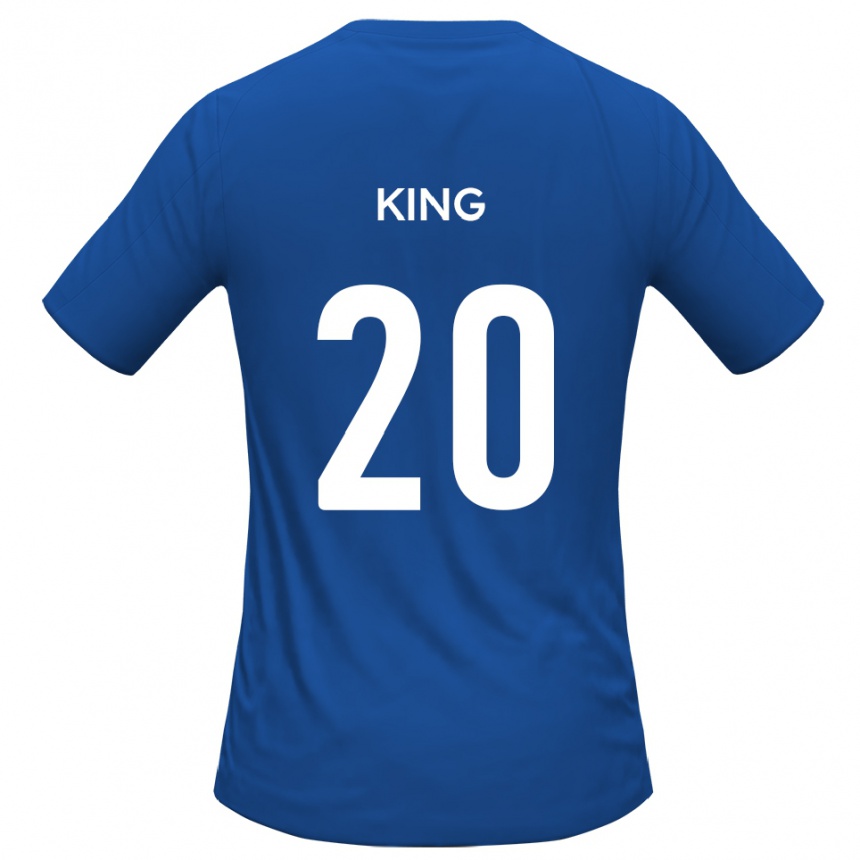 נשים כדורגל Jeff King #20 תכלת הרחק ג'רזי 2025/26