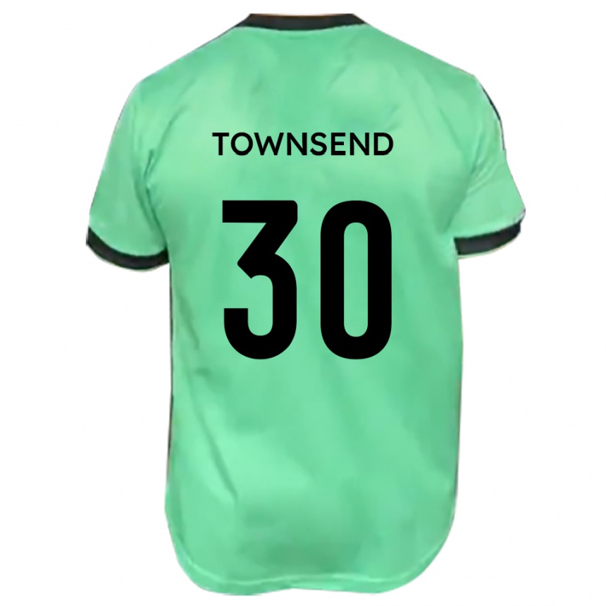 נשים כדורגל Nick Townsend #30 טורקיז שחור הרחק ג'רזי 2025/26