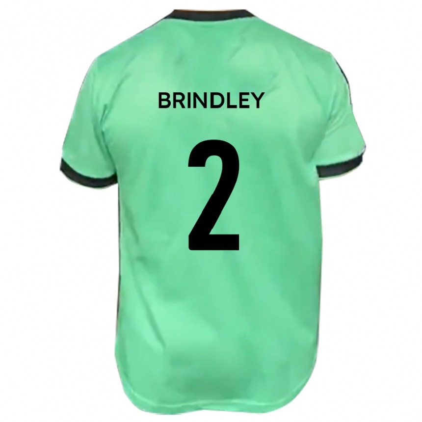 נשים כדורגל ריצ'רד ברינדל #2 טורקיז שחור הרחק ג'רזי 2025/26