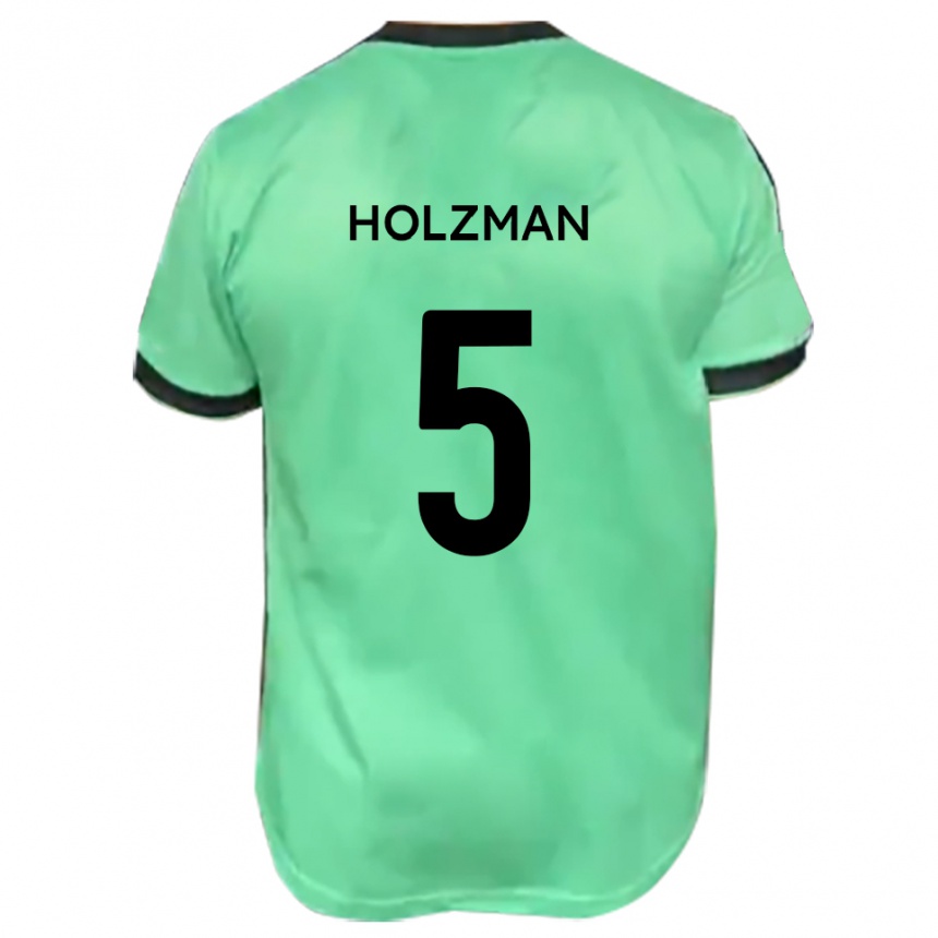 נשים כדורגל לואי הולצמן #5 טורקיז שחור הרחק ג'רזי 2025/26