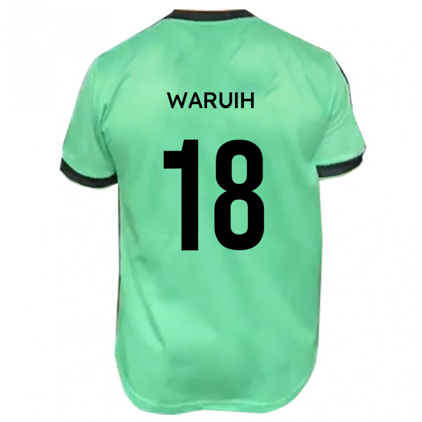 נשים כדורגל Angel Waruih #18 טורקיז שחור הרחק ג'רזי 2025/26