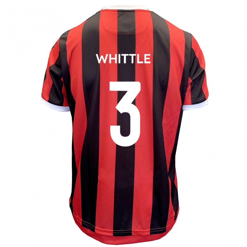 נשים כדורגל אלכס ויטל #3 אדום שחור הרחק ג'רזי 2025/26