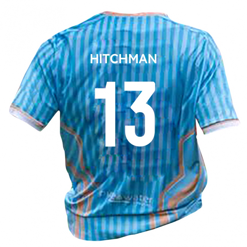 נשים כדורגל Jack Hitchman #13 שחור זהב הרחק ג'רזי 2025/26