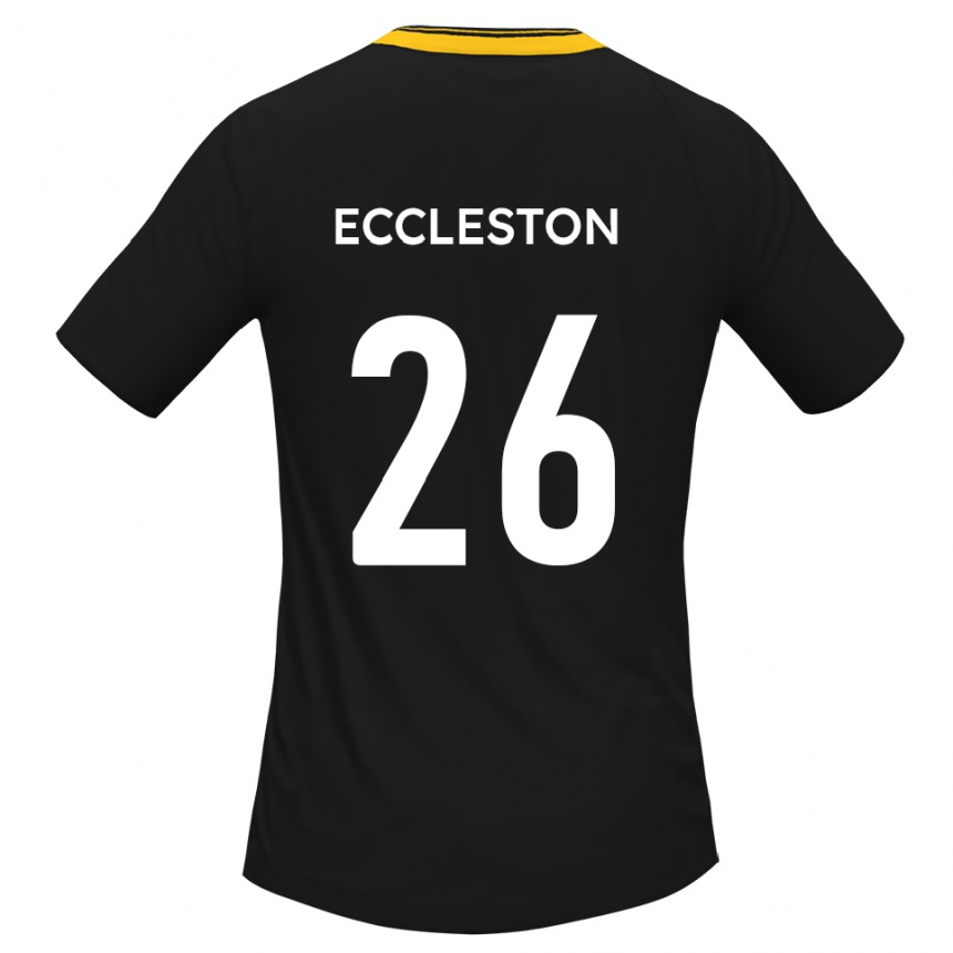 נשים כדורגל ג׳וליאן ג׳וניור אלכסנדר אקלסטון #26 שחור צהוב הרחק ג'רזי 2025/26
