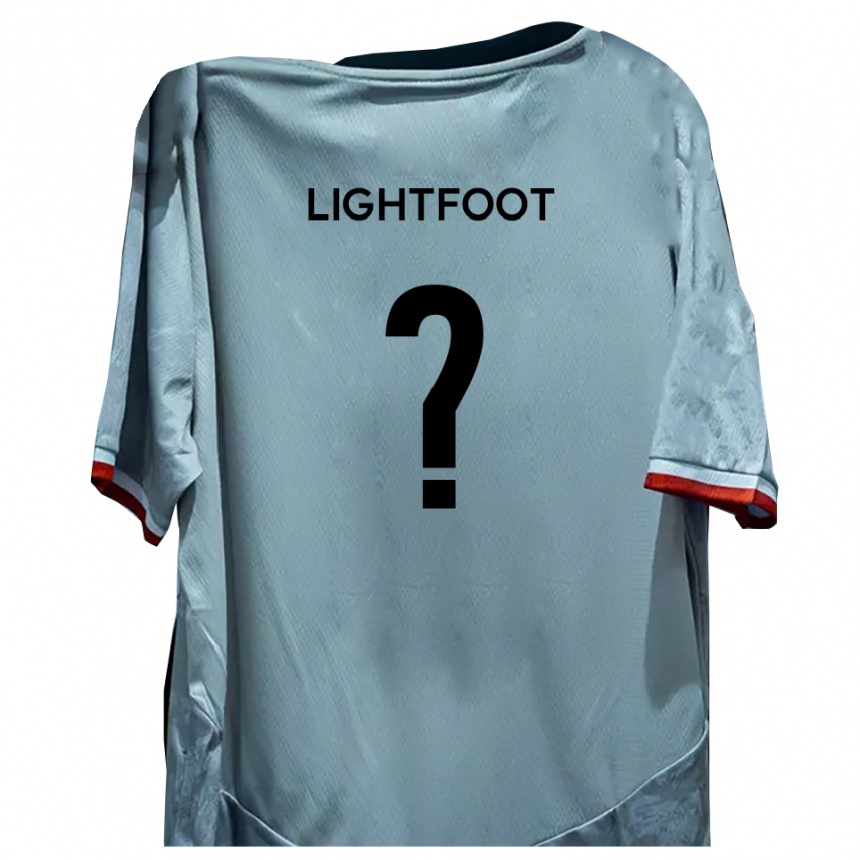 נשים כדורגל Erin Lightfoot #0 לבן שחור הרחק ג'רזי 2025/26