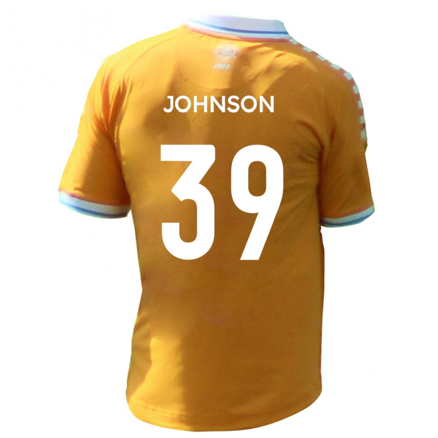 נשים כדורגל Danny Johnson #39 צהוב כחול הרחק ג'רזי 2025/26