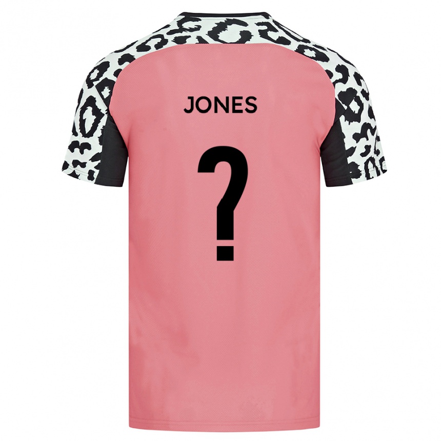 נשים כדורגל Katie Jones #0 ורוד שחור הרחק ג'רזי 2025/26