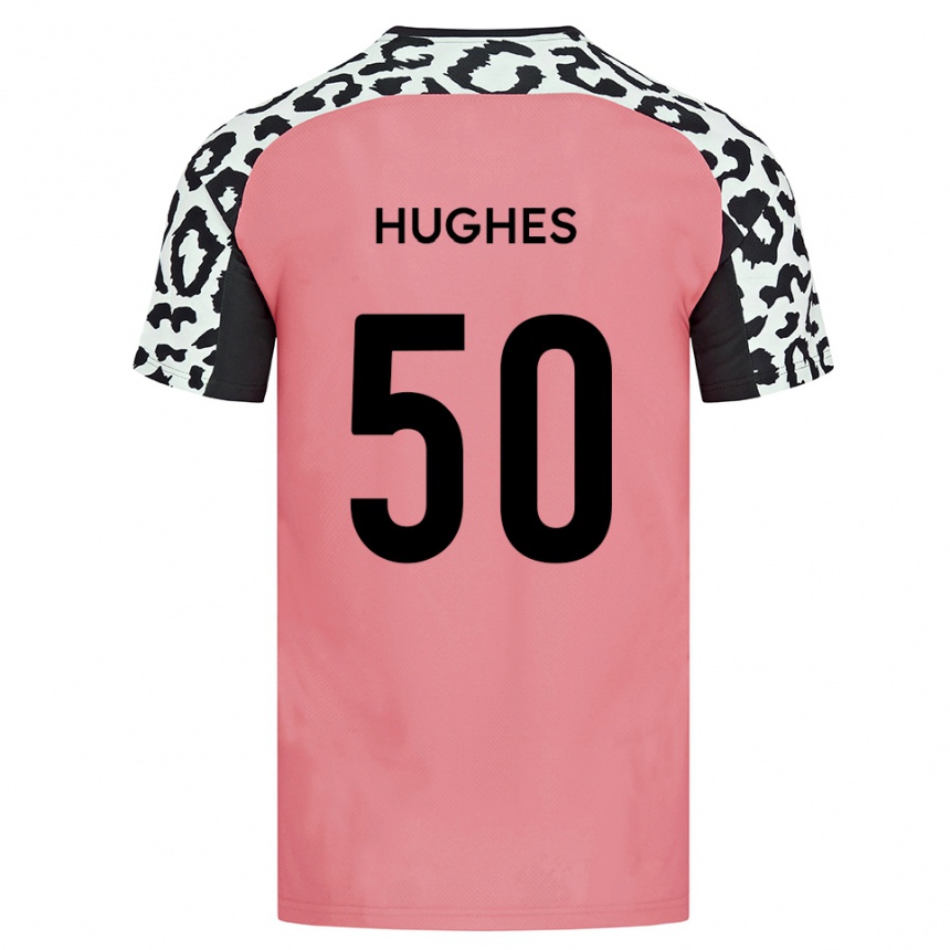 נשים כדורגל אייזק יוז #50 ורוד שחור הרחק ג'רזי 2025/26