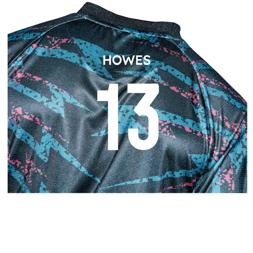 נשים כדורגל סמואל הווס #13 שחור נייבי הרחק ג'רזי 2025/26